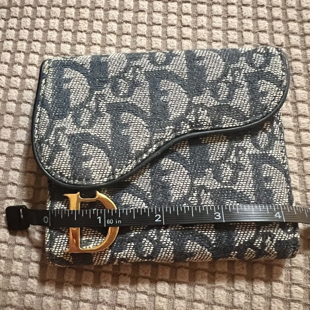 DIOR SADDLE BIFOLD CARD CASE